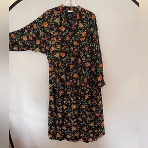Floral‎ Peplum Top w/Matching Skirt 80s